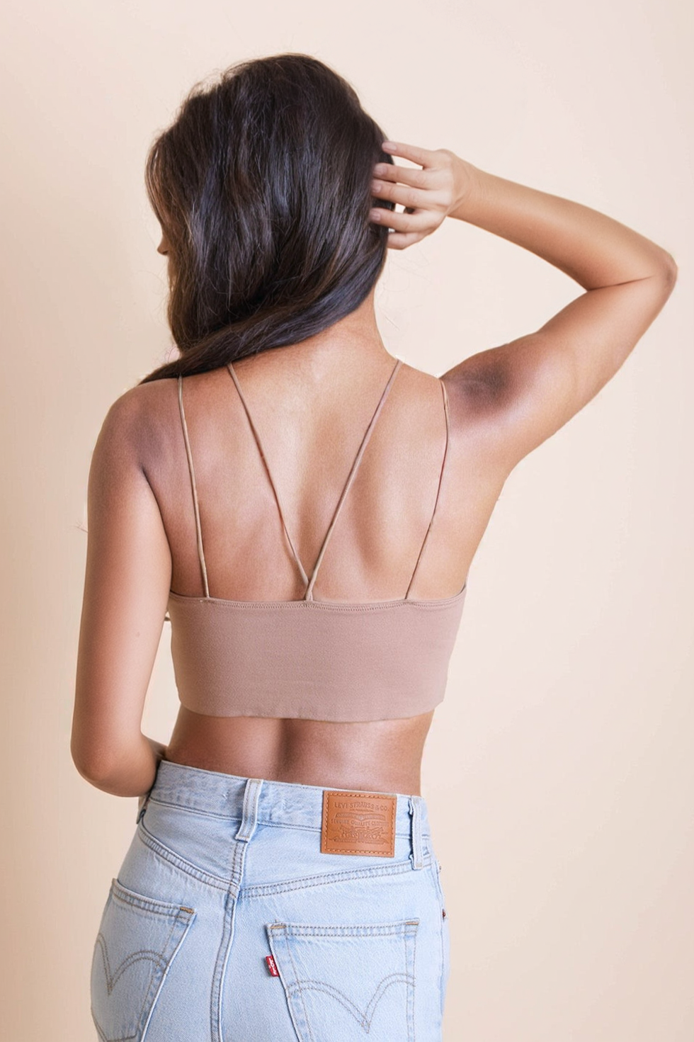 Y-Neck Plunge Crop Top - NeoKira Unlimited
