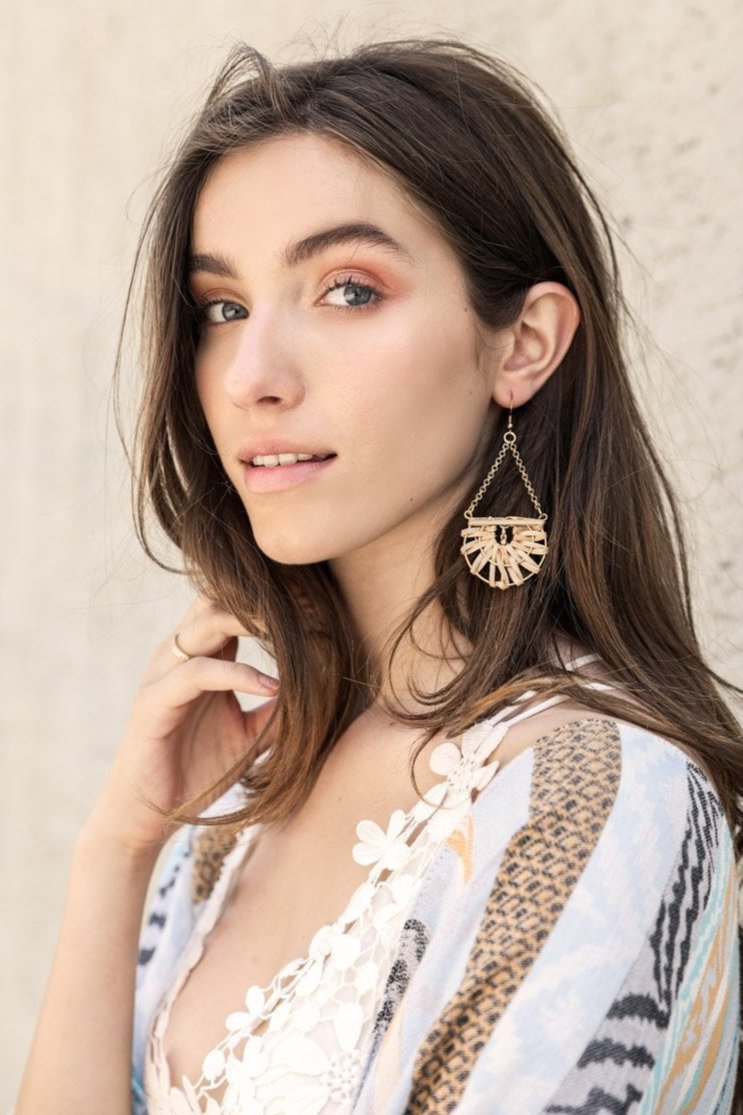 Natural Drop Woven Earrings - NeoKira Unlimited