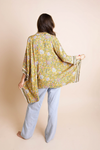 Floral Front Tie Kimono Wrap Kimono Leto Collection   