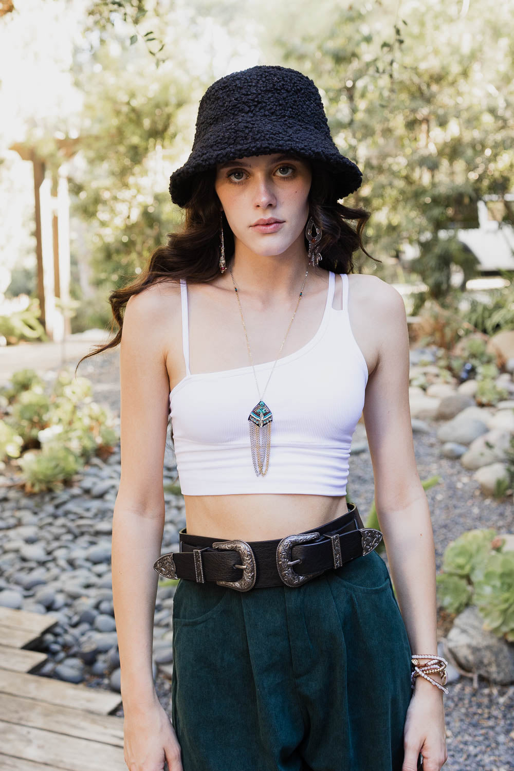 Offset Shoulder Brami Top - NeoKira Unlimited