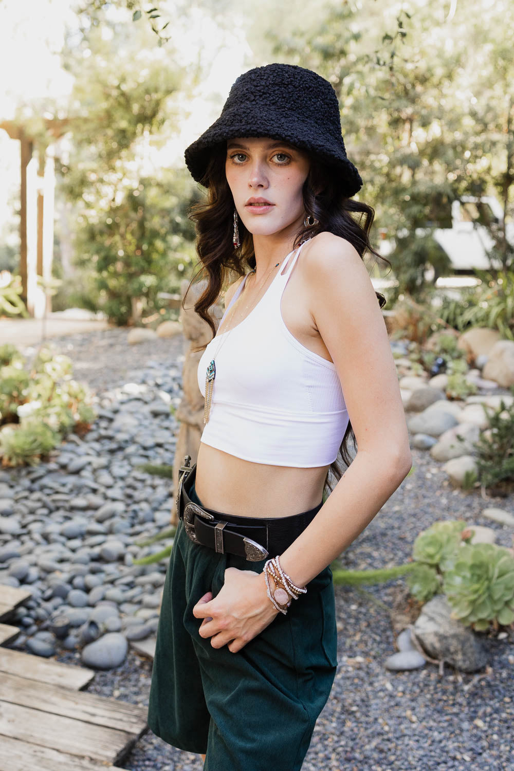 Offset Shoulder Brami Top - NeoKira Unlimited