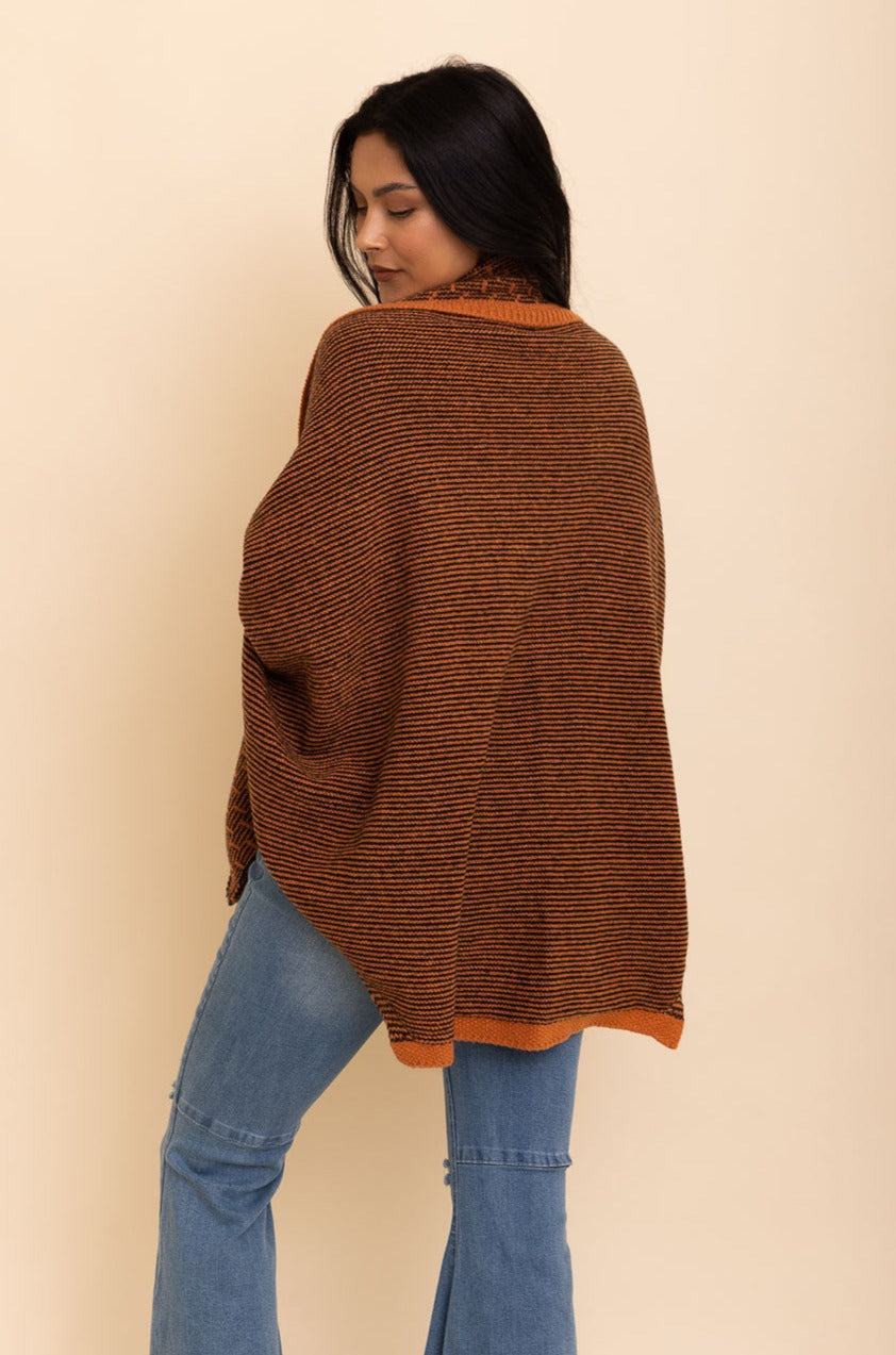 Over The Shoulder Knitted Shawl - NeoKira Unlimited