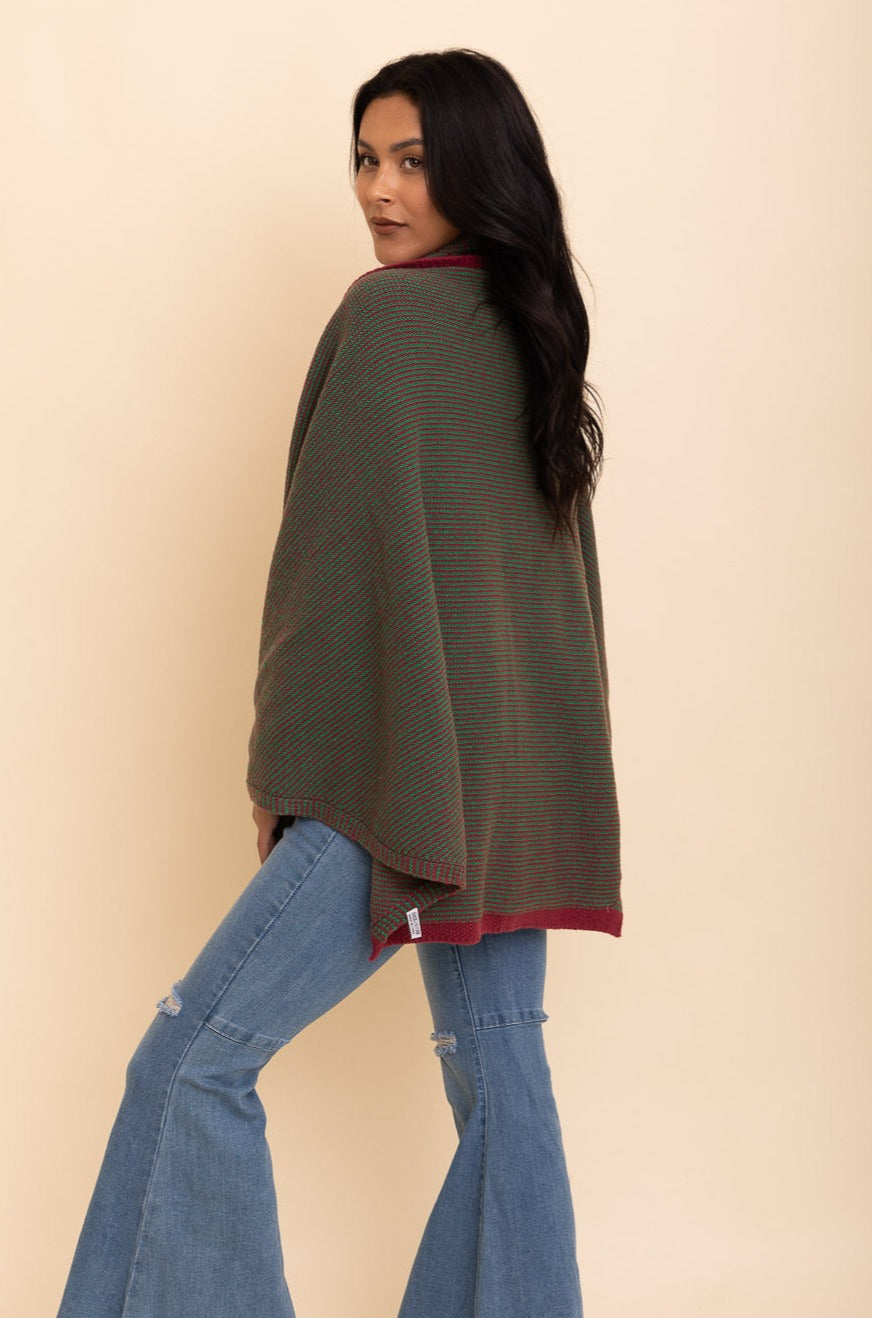Over The Shoulder Knitted Shawl - NeoKira Unlimited