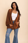 Over The Shoulder Knitted Shawl Shawl Leto Collection One Size Camel 