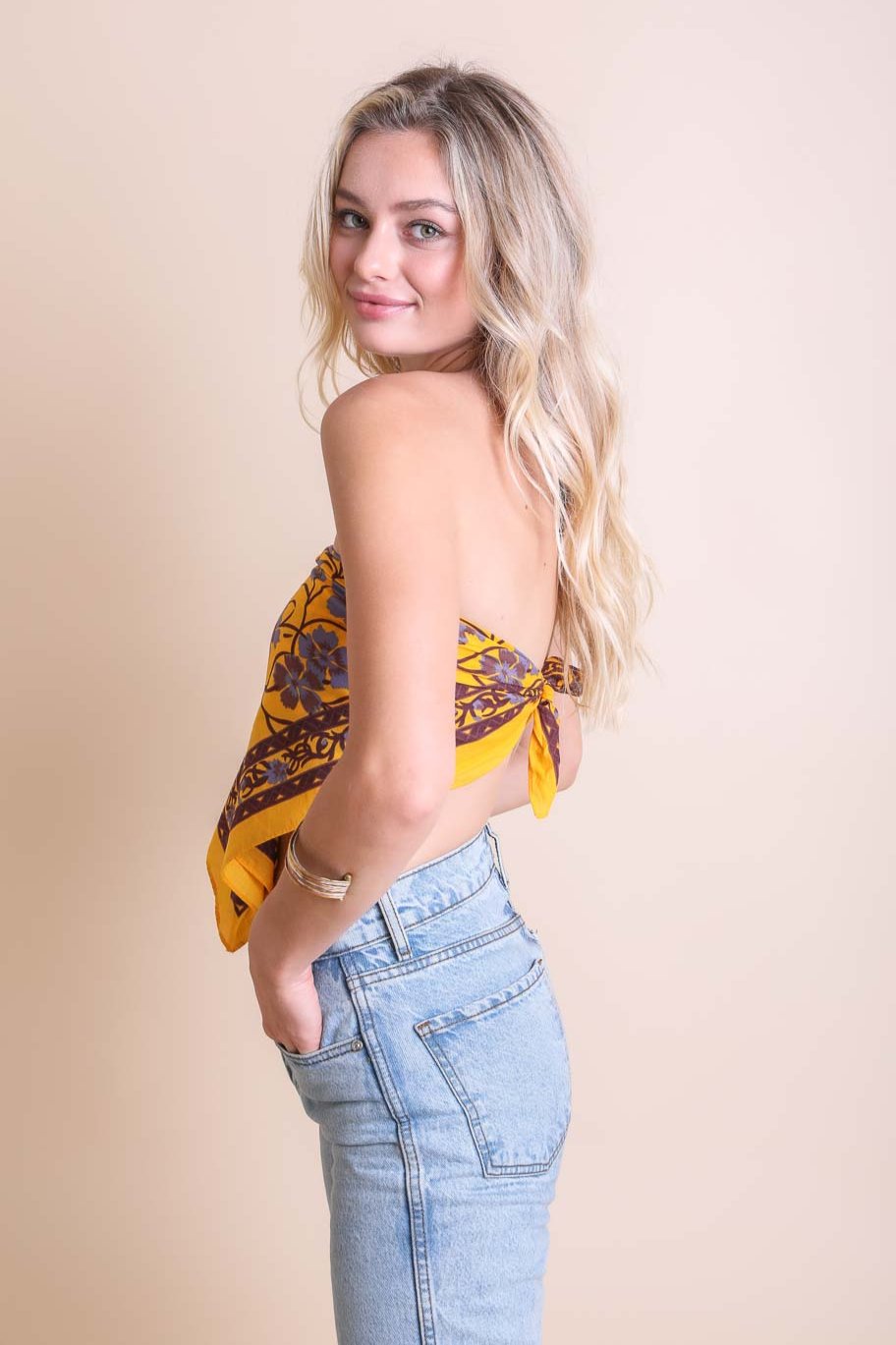 Oversized Floral Anemone Bandana - NeoKira Unlimited