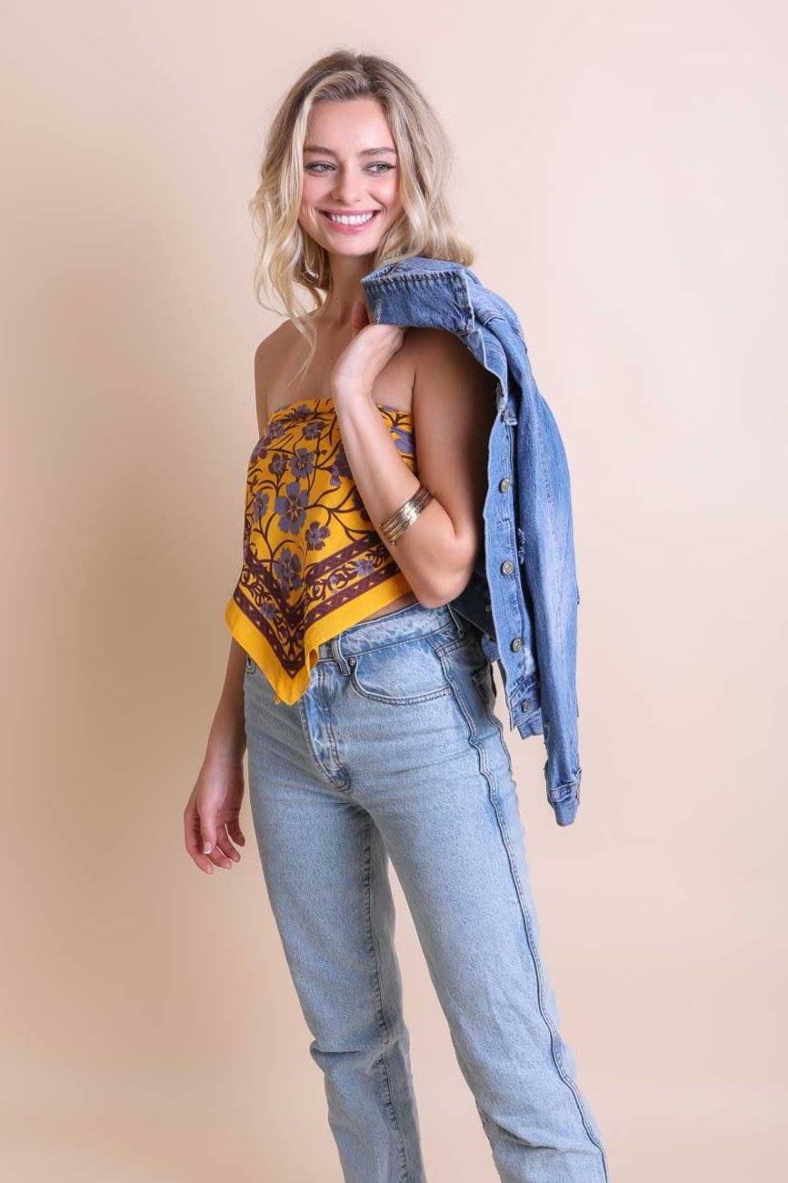 Oversized Floral Anemone Bandana - NeoKira Unlimited