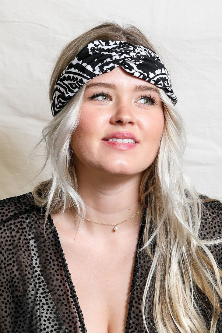 Paisley Boho Head Wrap - NeoKira Unlimited