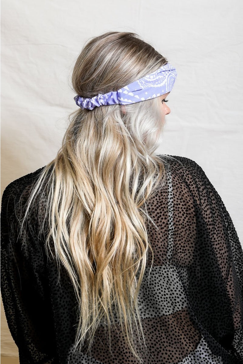 Paisley Boho Head Wrap Headwrap Leto Collection   