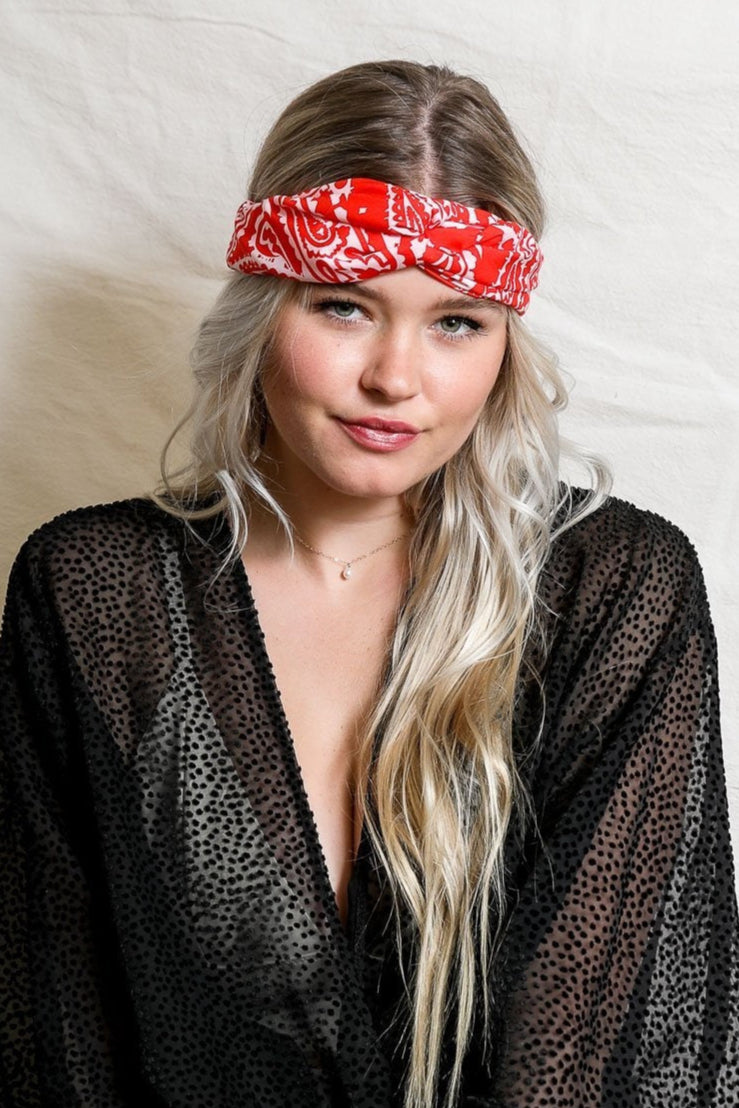 Paisley Boho Head Wrap - NeoKira Unlimited