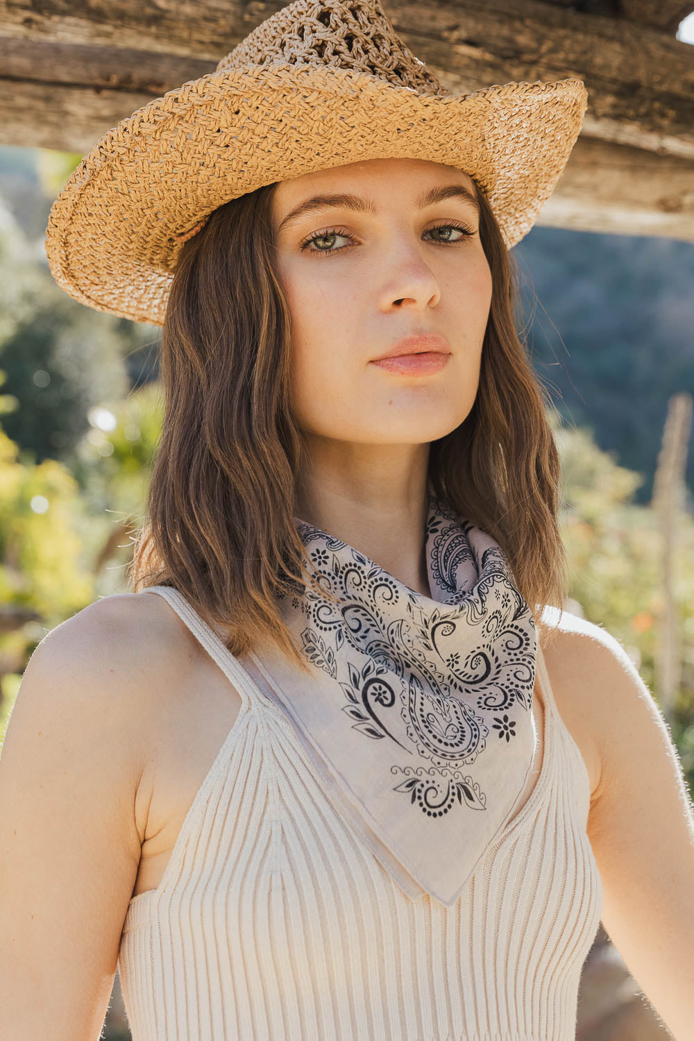 Paisley Floral Patterned Bandana - NeoKira Unlimited