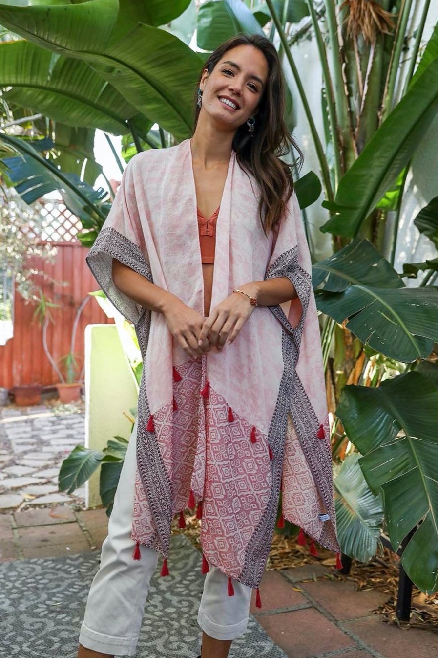 Emerald Coast Tassel Kimono - NeoKira Unlimited