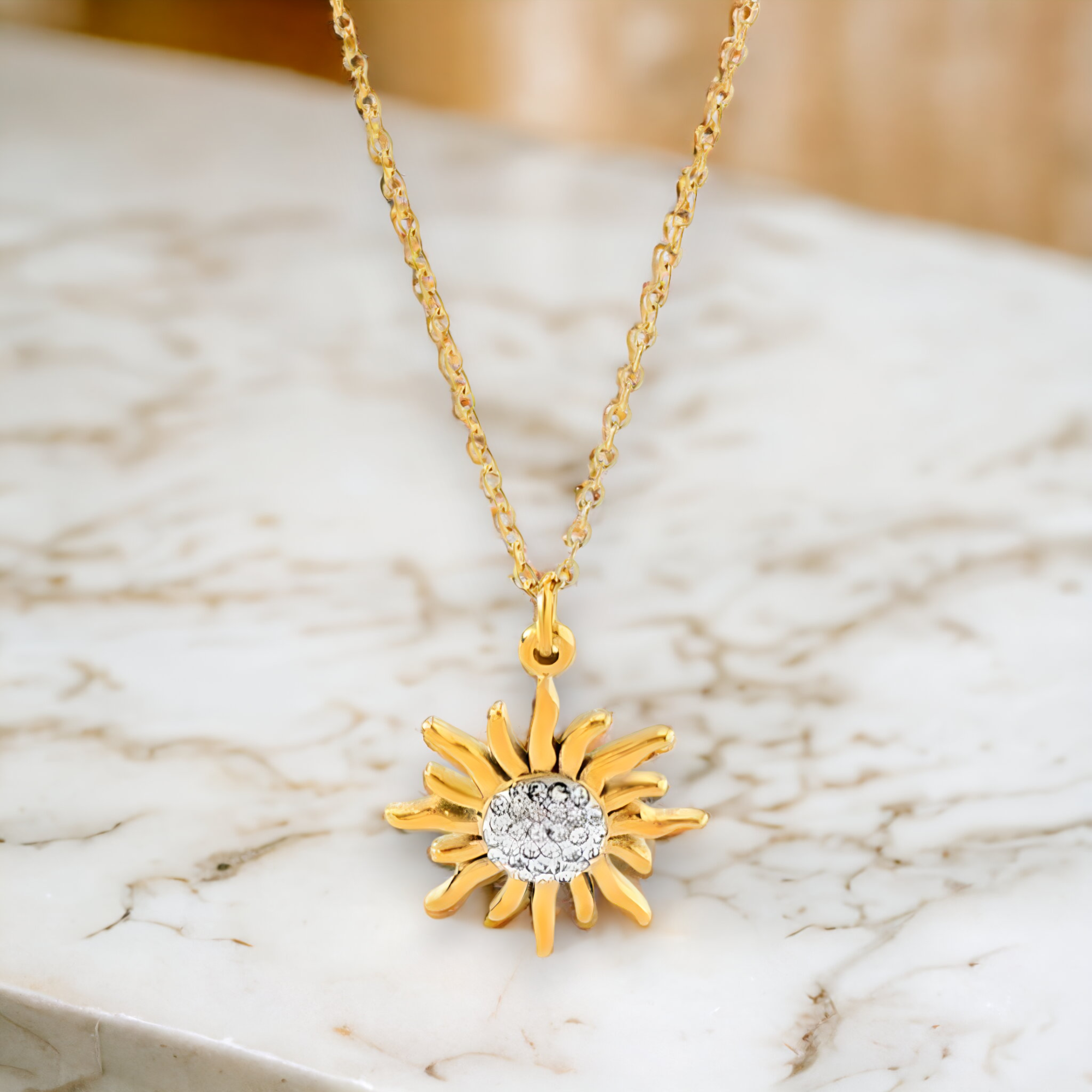 SUNFLOWER KISS Necklaces NeoKira Unlimited   