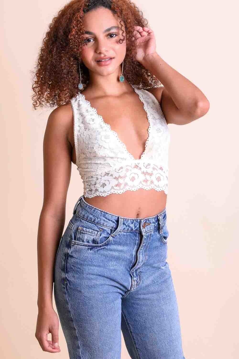 Plunge Racerback Bralette - NeoKira Unlimited