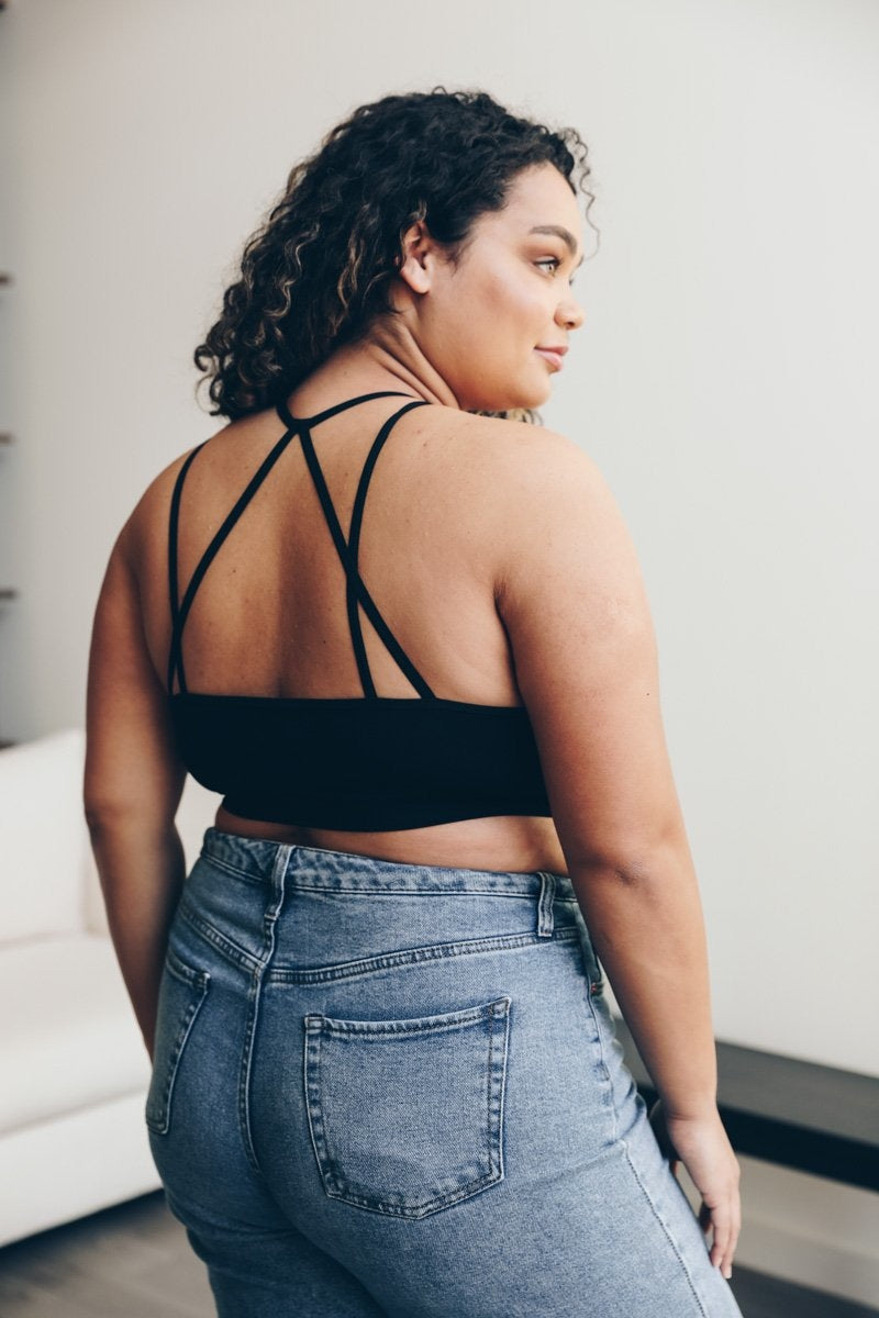 Plus Cutout Seamless Bralette - NeoKira Unlimited