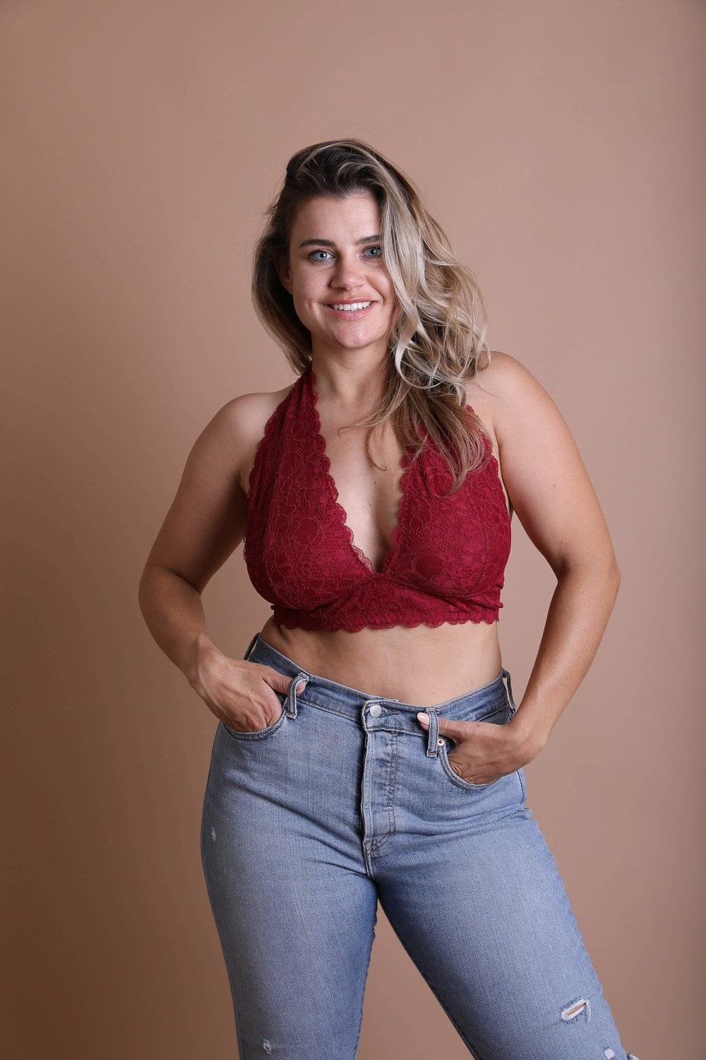 Plus Halter Top Bralette Bralette Leto Collection   