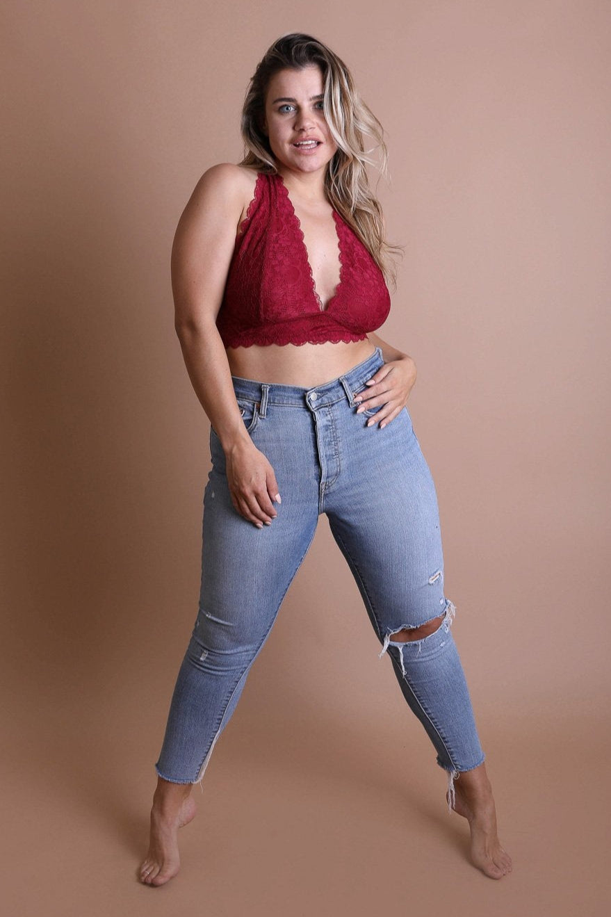 Plus Halter Top Bralette - NeoKira Unlimited