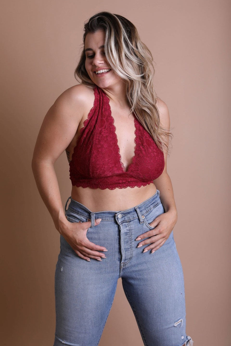 Plus Halter Top Bralette - NeoKira Unlimited