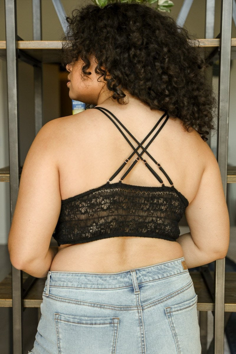 Crochet Daisy Longline Bralette Plus - NeoKira Unlimited