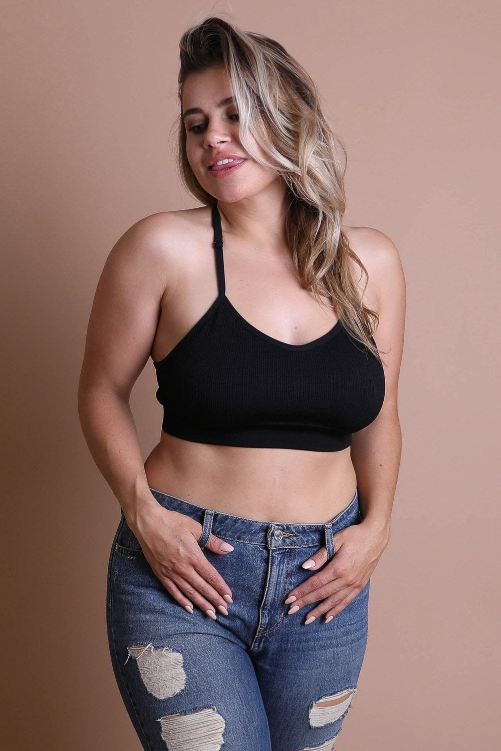 Plus Size Tattoo Back Bralette - NeoKira Unlimited