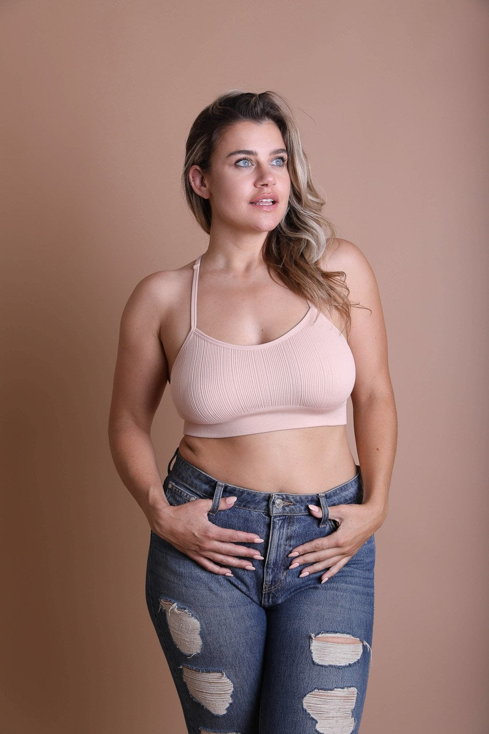 Plus Size Tattoo Back Bralette Bralette Plus Leto Collection   