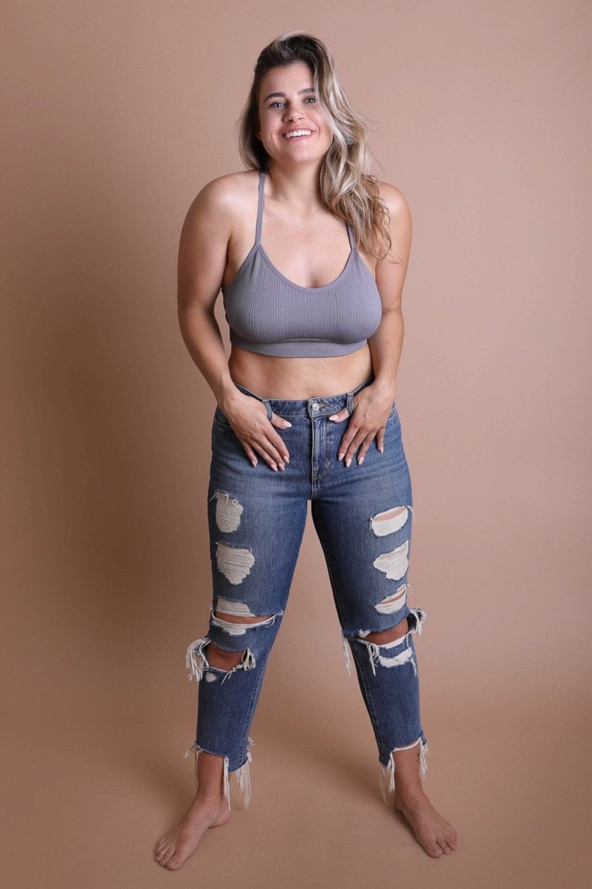 Plus Size Tattoo Back Bralette - NeoKira Unlimited