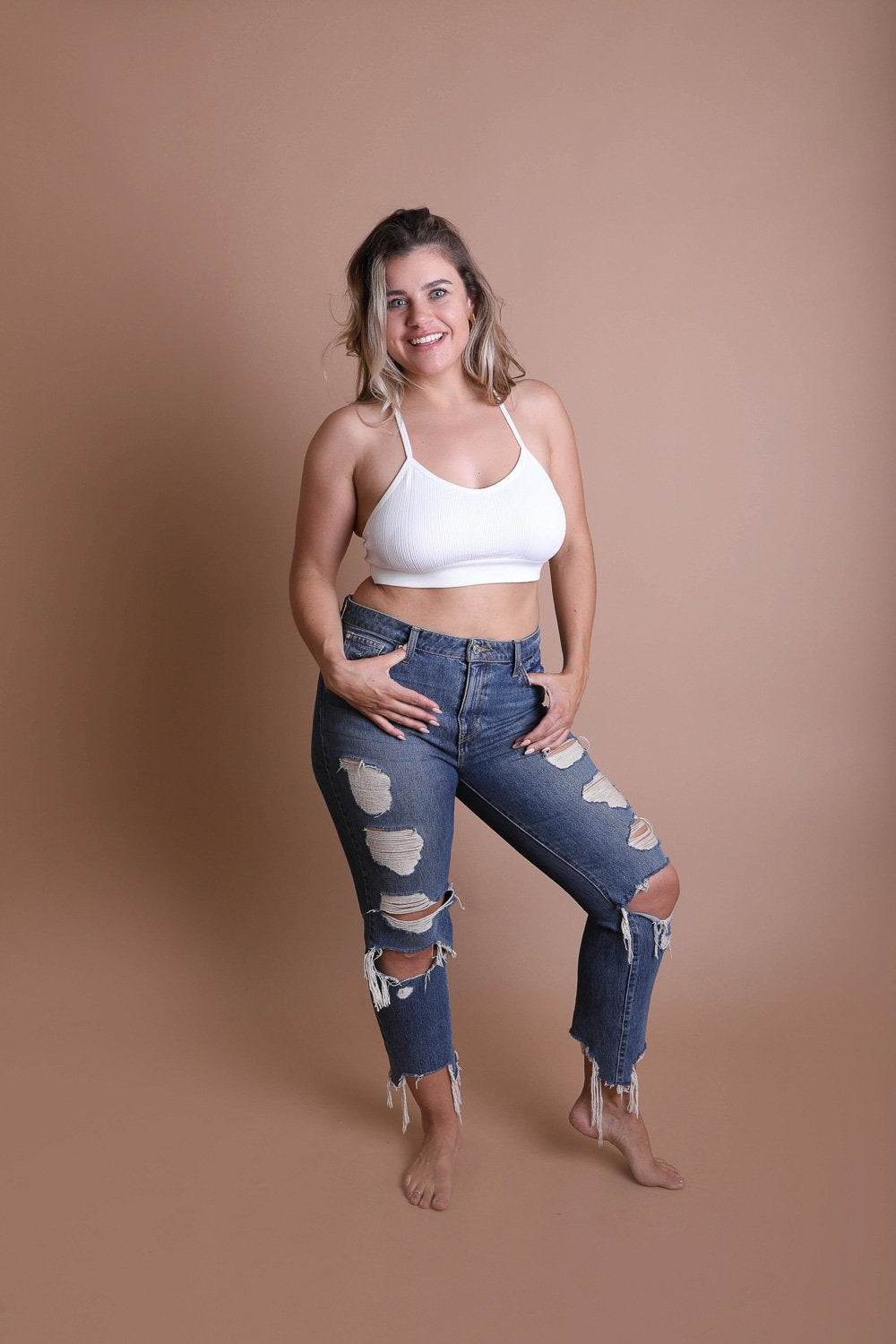 Plus Size Tattoo Back Bralette Bralette Plus Leto Collection   