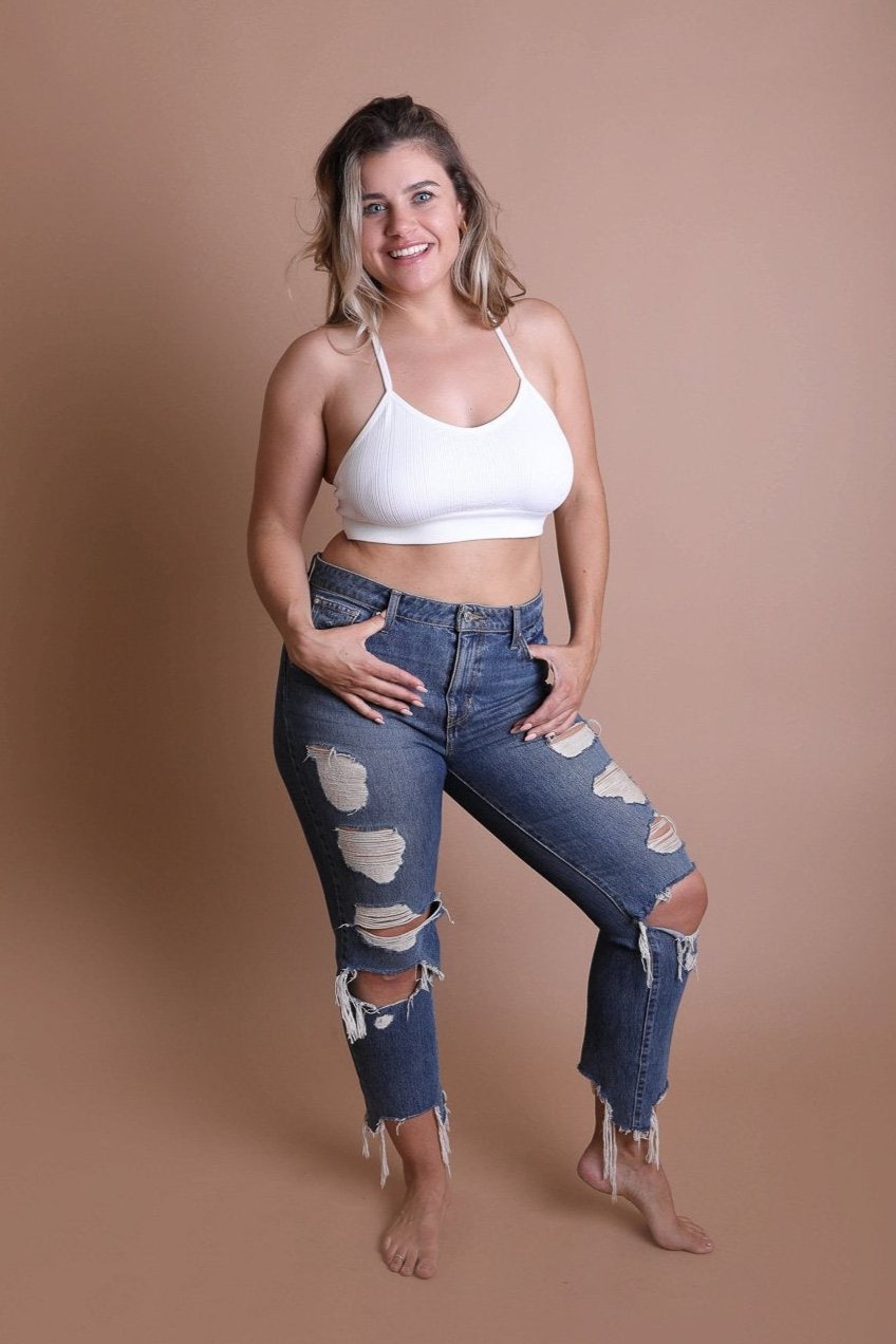 Plus Size Tattoo Back Bralette - NeoKira Unlimited