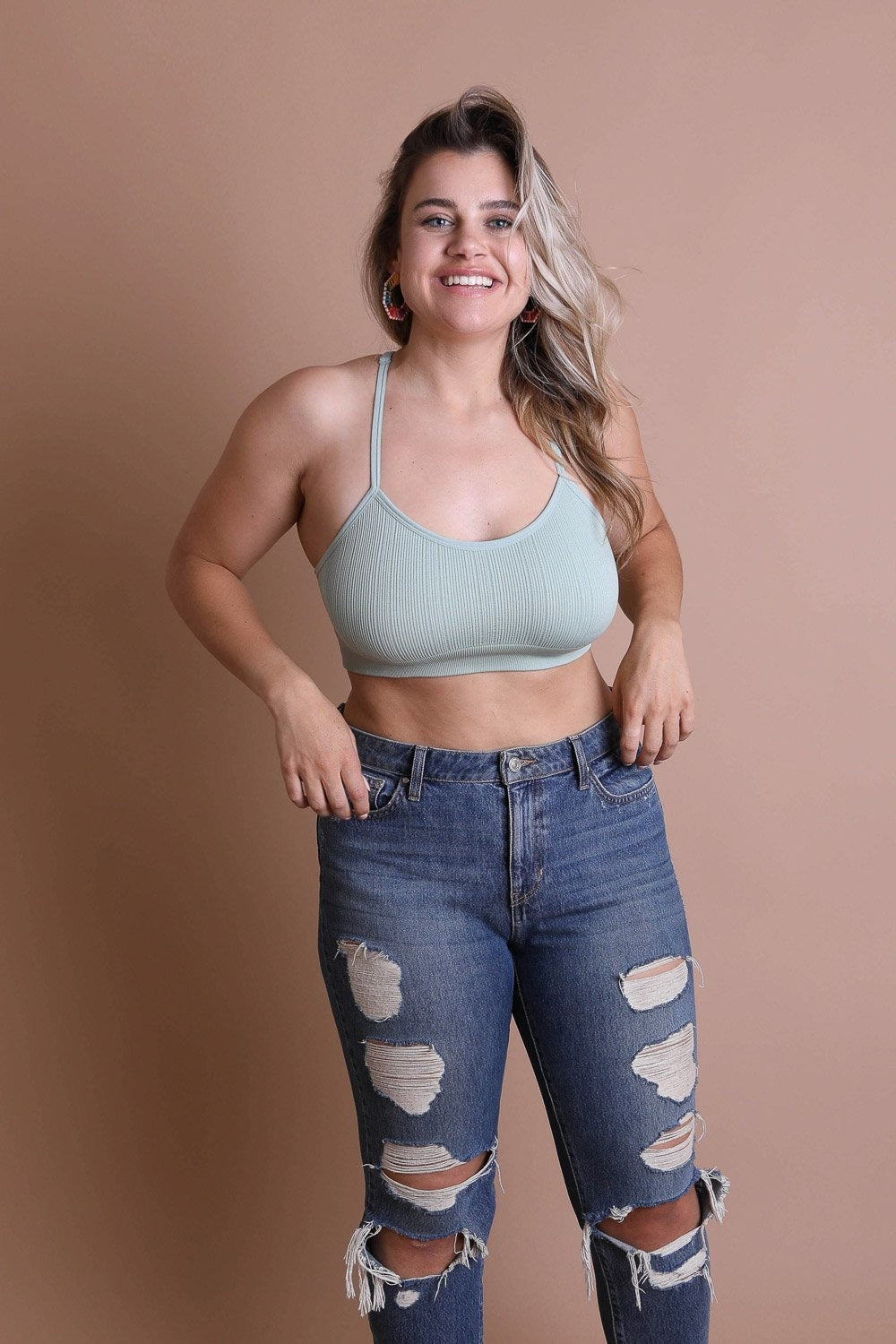 Plus Size Tattoo Back Bralette Bralette Plus Leto Collection   