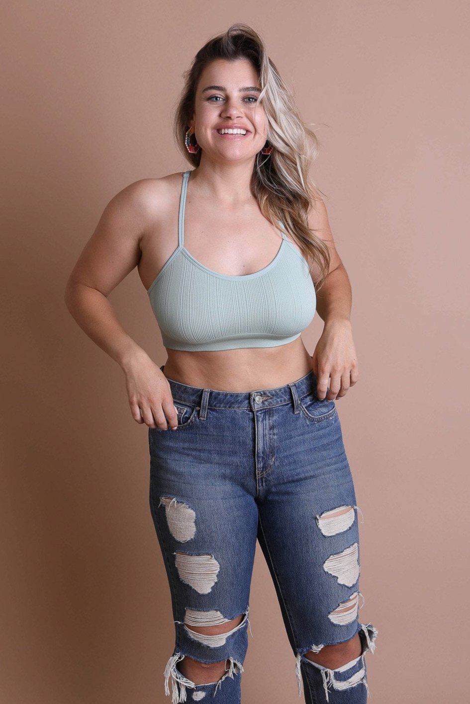 Plus Size Tattoo Back Bralette - NeoKira Unlimited