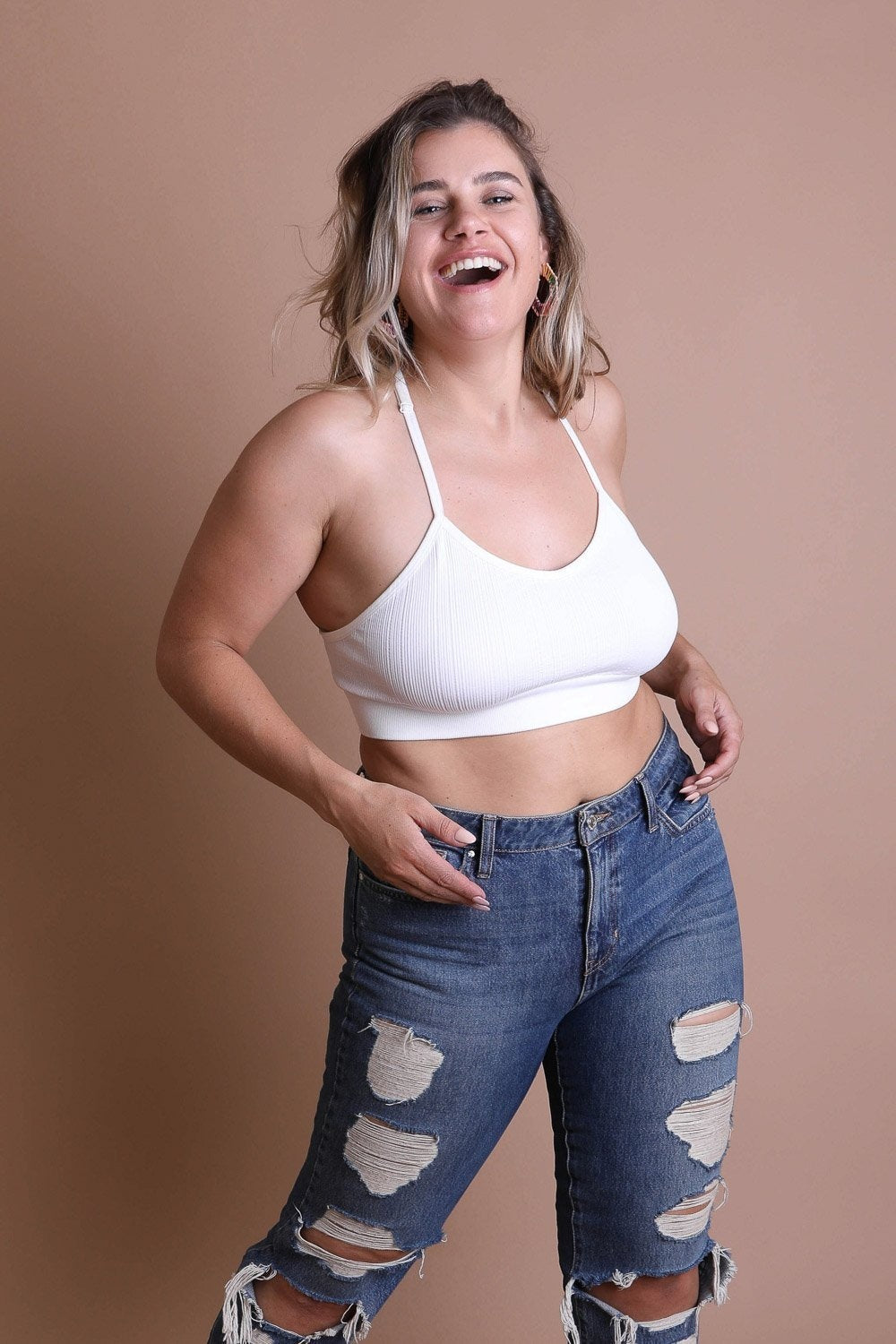 Plus Size Tattoo Back Bralette Bralette Plus Leto Collection   