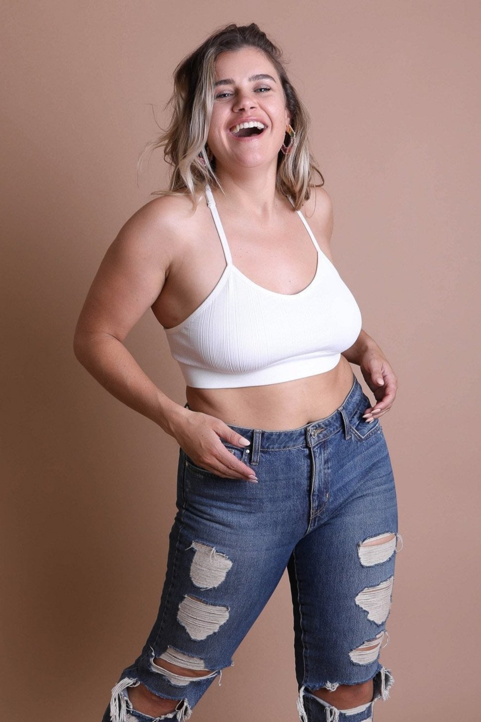 Plus Size Tattoo Back Bralette - NeoKira Unlimited