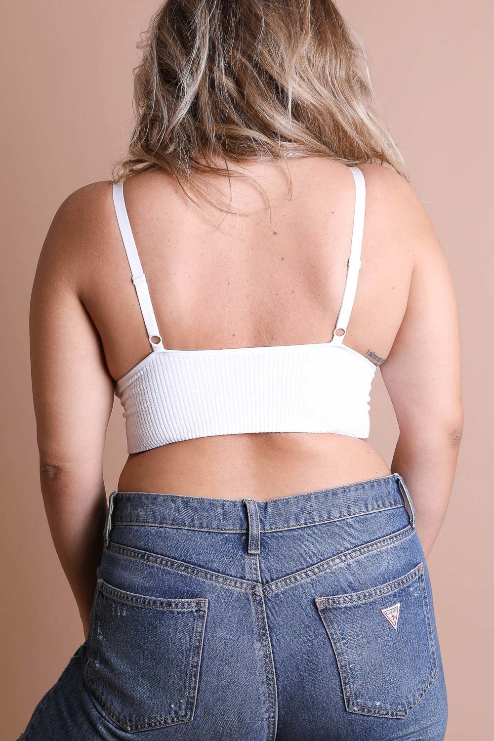 Waistband Loop Lace Brami Plus Size – Elegant Stretchy Lace Cami - NeoKira Unlimited