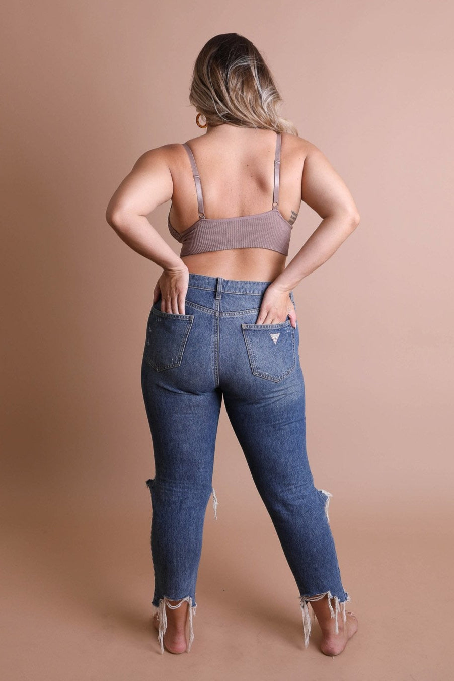 Waistband Loop Lace Brami Plus Size – Elegant Stretchy Lace Cami - NeoKira Unlimited