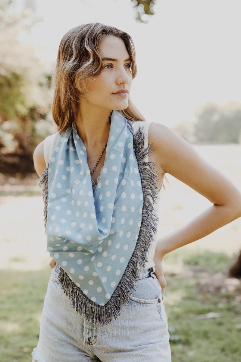 Polkadot Triangle Bandana Bandanas Leto Collection   