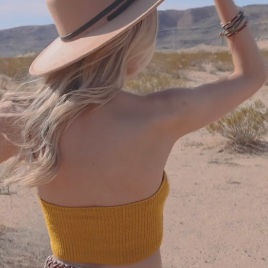 Gold Ring Buckle Bolero Hat - NeoKira Unlimited