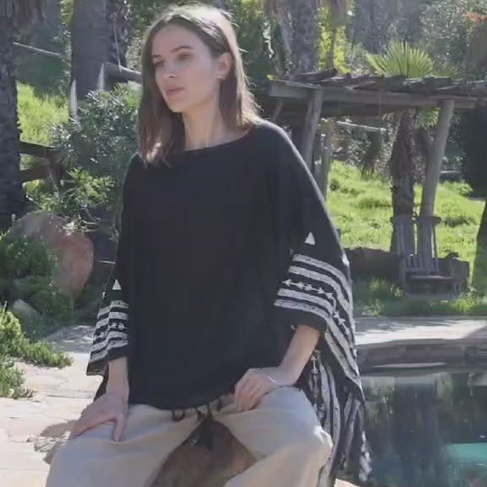 Aztec Embroidered Tunic - NeoKira Unlimited