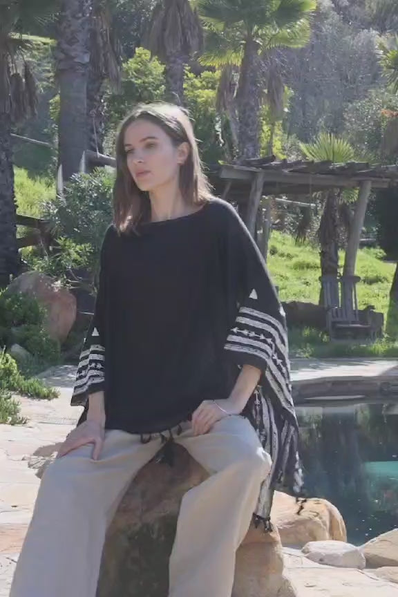 Aztec Embroidered Tunic - NeoKira Unlimited