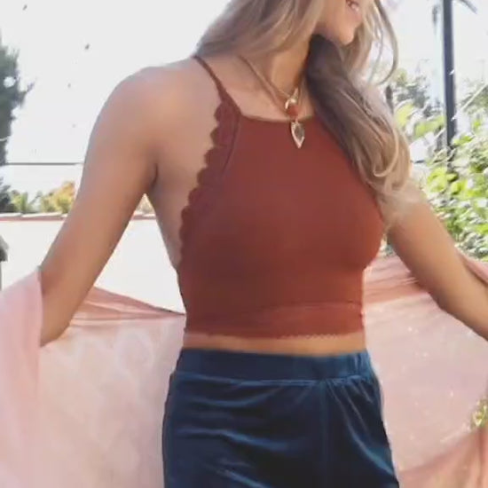 Carnelian & Brown Agate Suede Necklace - NeoKira Unlimited