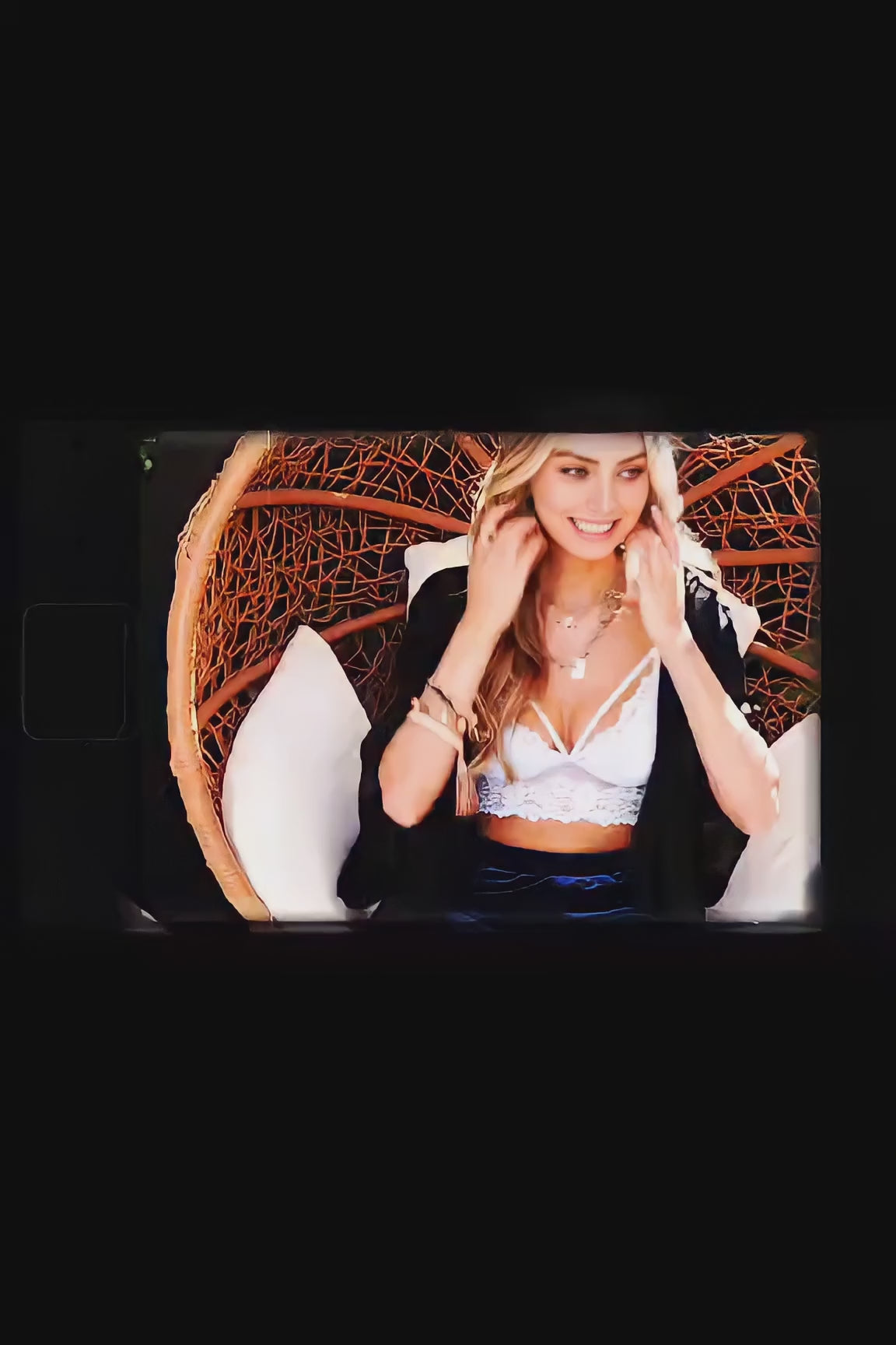 Sexy Floral Lace Strappy Front Bralette - NeoKira Unlimited