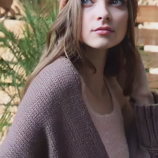 Bat Sleeve Knit Cardigan - NeoKira Unlimited