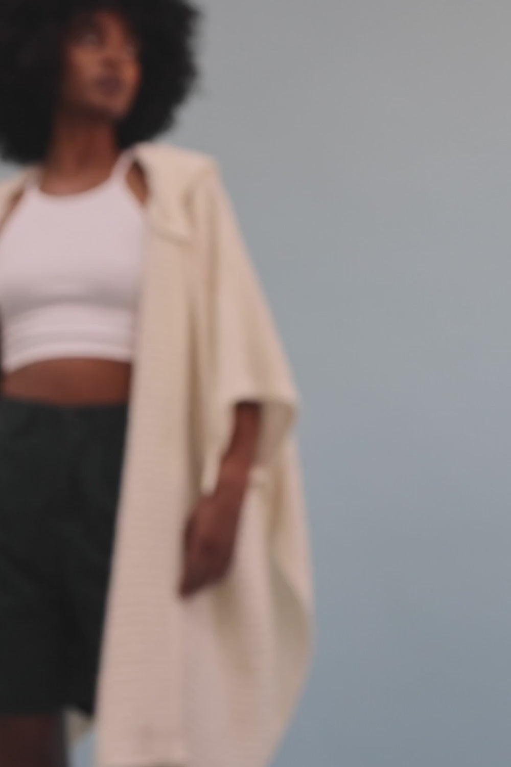 Soft Waffle Hooded Ruana - NeoKira Unlimited