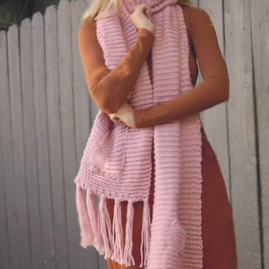 Chunky Oversized Pocket Scarf - NeoKira Unlimited