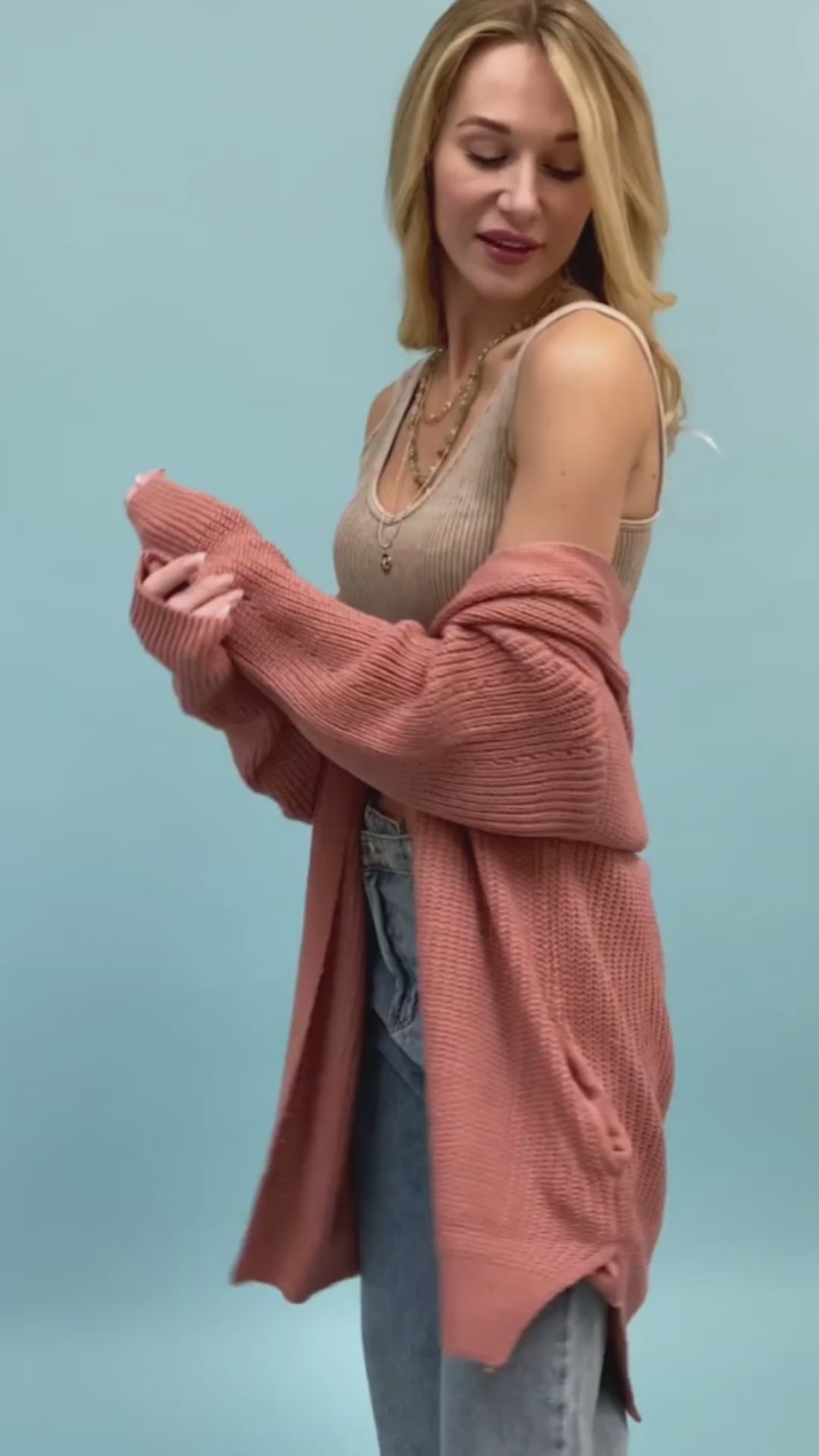 Cozy Open-Front Waffle Knit Long Cardigan - Winter Staple ⛄ - NeoKira Unlimited