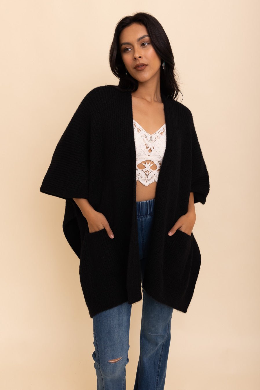 Relax & Chill Autumn Nights Boucle Cardigan - NeoKira Unlimited