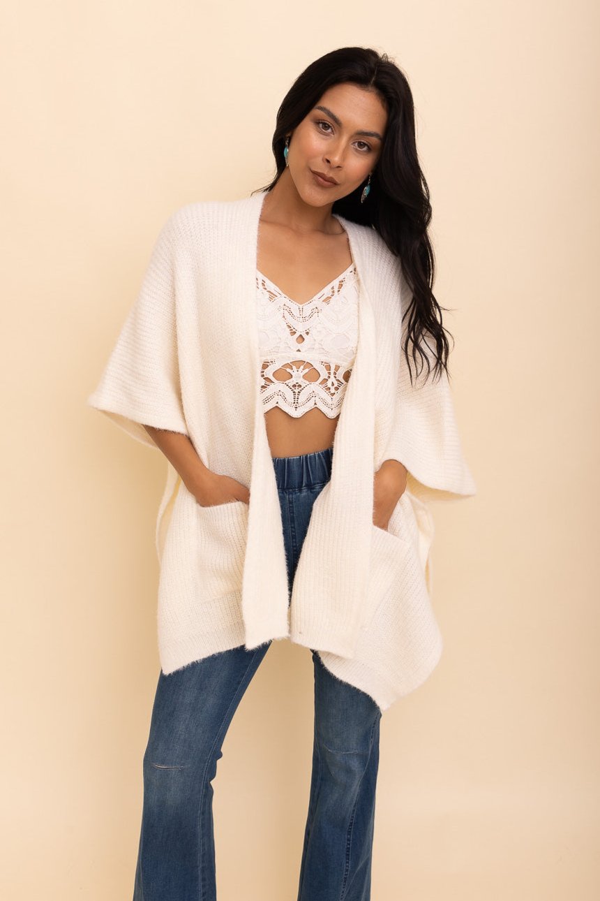 Relax & Chill Autumn Nights Boucle Cardigan - NeoKira Unlimited