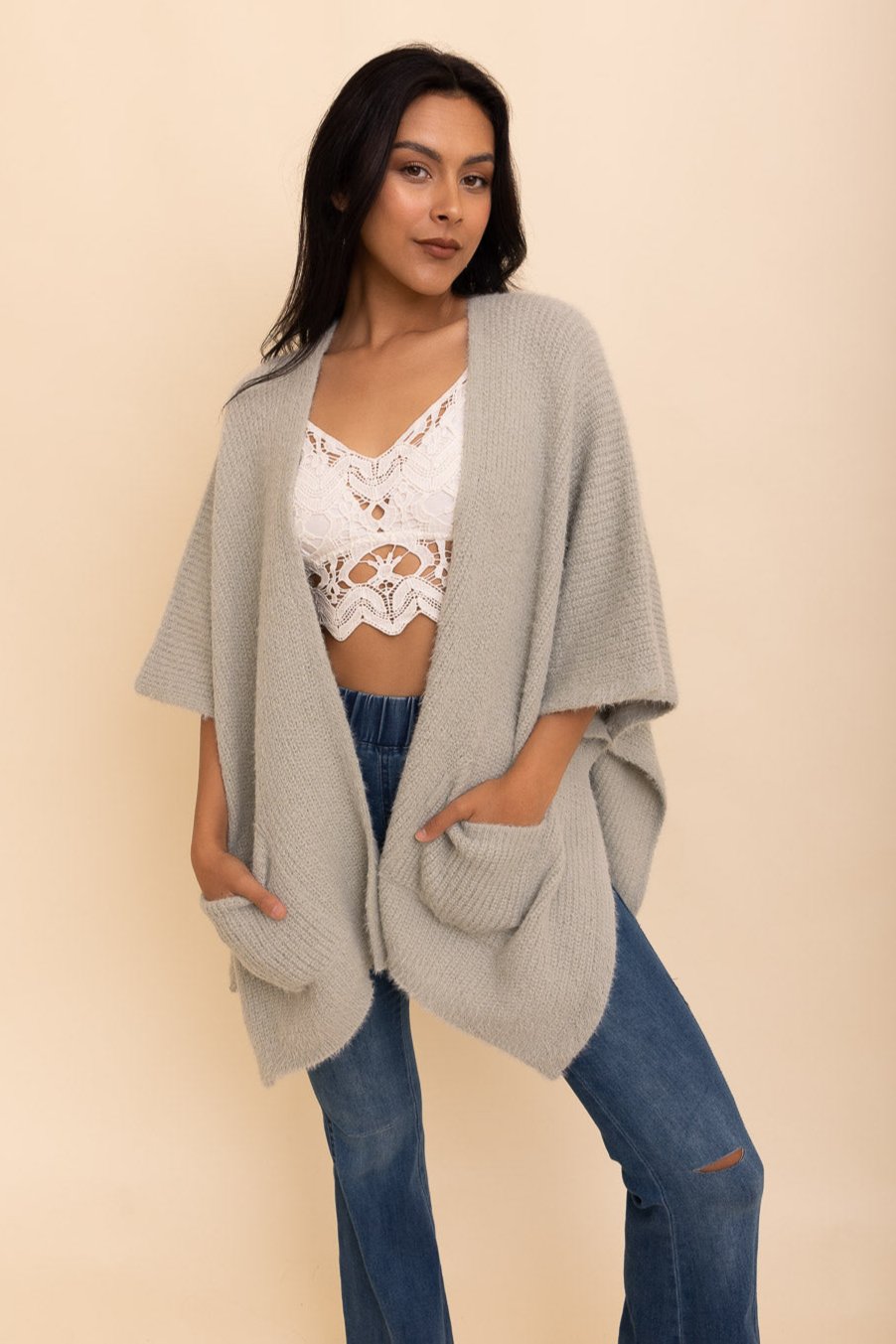 Relax & Chill Autumn Nights Boucle Cardigan - NeoKira Unlimited