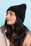 Rib Knit Cuffed Beanie Beanies Leto Collection   