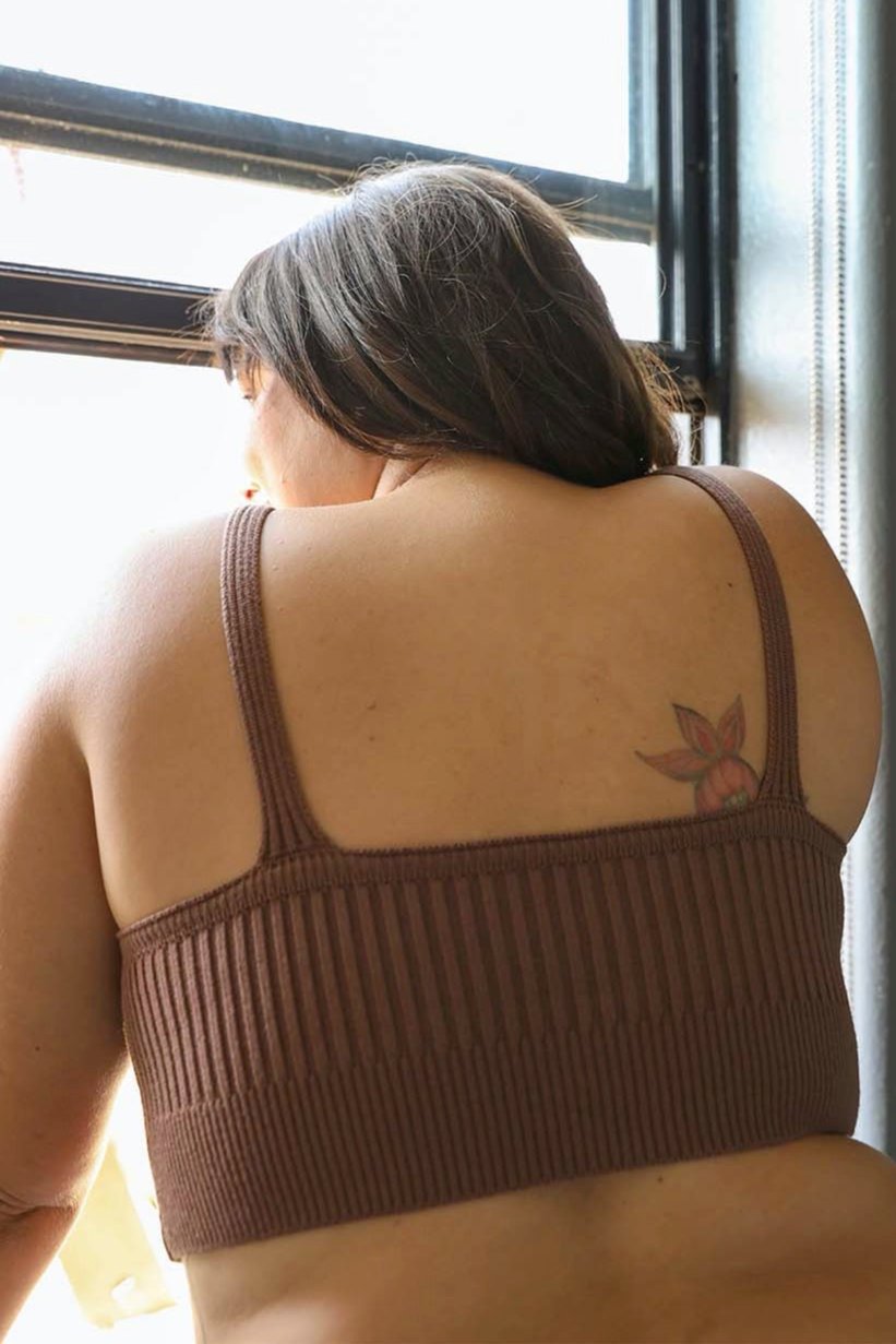 Rib Knit Lounge Brami - NeoKira Unlimited