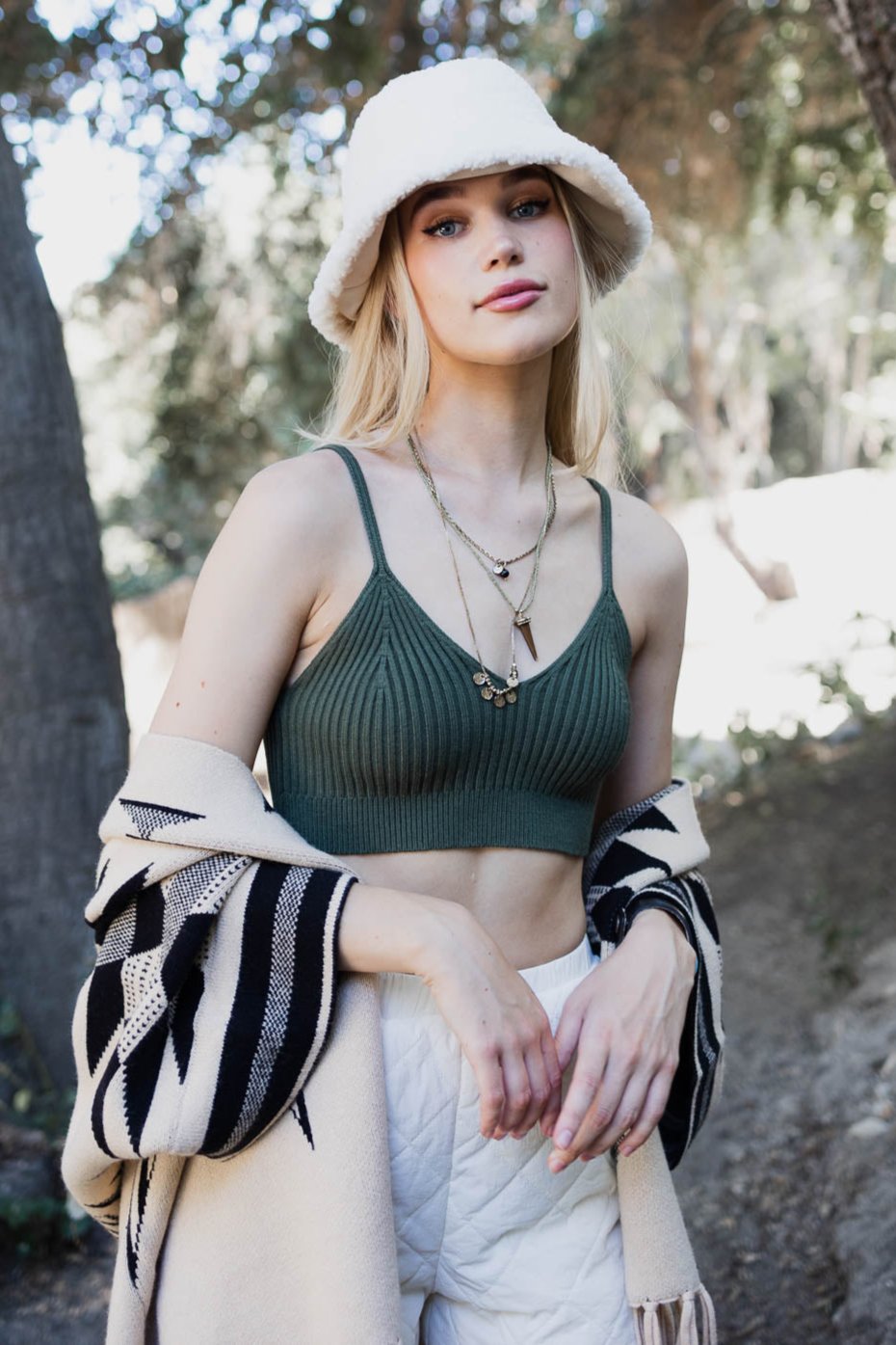 Cuddly Rib Knit Lounge Brami - NeoKira Unlimited