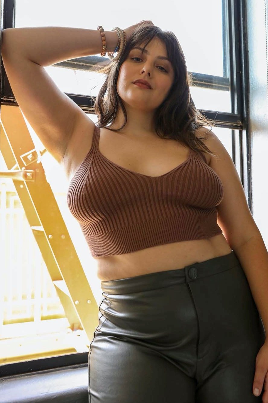 Rib Knit Lounge Brami Bralette